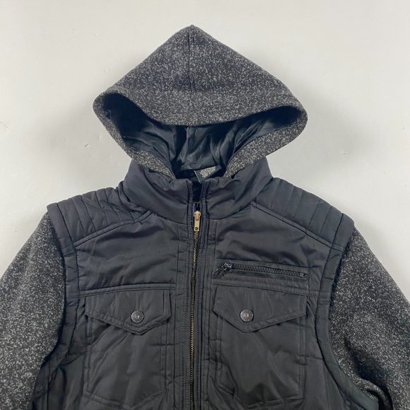 Distortion Comfort & Style Full Zip Hooded Jacket Hoodie Men's Medium - Picture 2 of 9